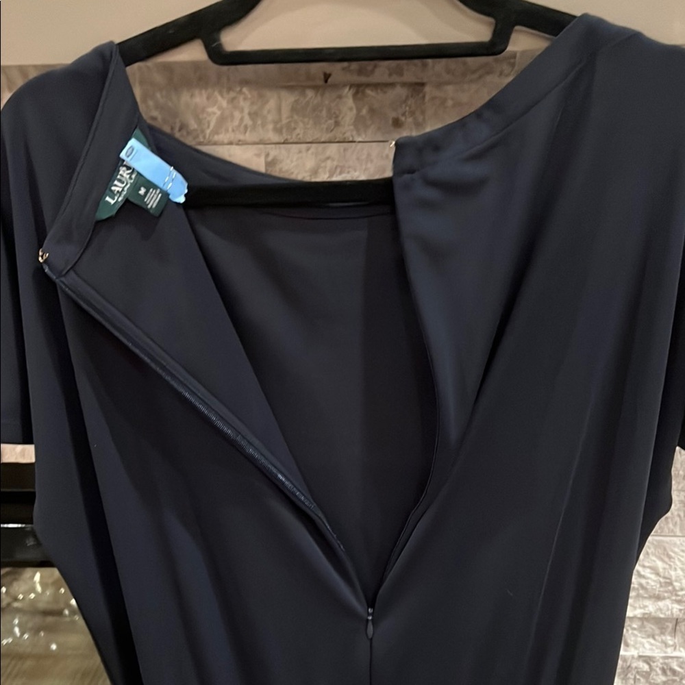 Lauren Ralph Lauren Navy Jumpsuit size Medium - Picture 9 of 11